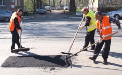 В Воткинске идет ремонт дорог