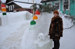 Люди нашего города: ледяной городок Елены Степановой