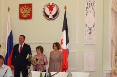 Воткинских работников торговли поздравили в Резиденции Главы Удмуртии