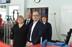 В рамках рабочего визита в Воткинск Глава республики Александр Бречалов посетил Удмуртский кадетский корпус