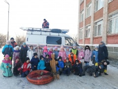 Поисково-спасательная служба Воткинска проводит для школьников профилактические мероприятия о безопасности на воде в зимний период